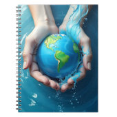 Carnet “Save the Earth Water Planet Notebook (Devant)
