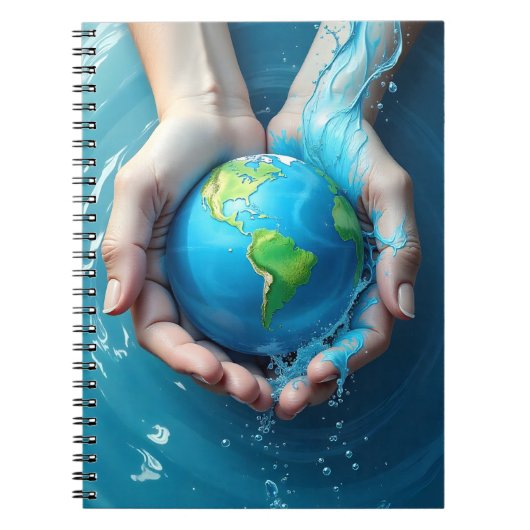 Carnet “Save the Earth Water Planet Notebook (Devant)