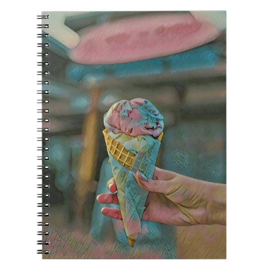 Carnet Saveur de crème glacée (Devant)