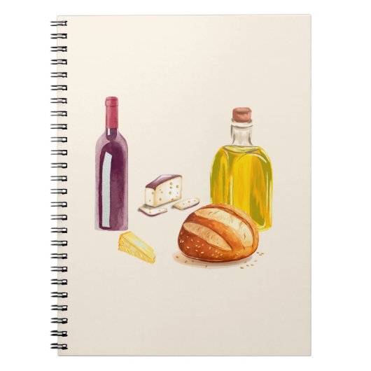 Carnet Saveurs méditerranéennes (Devant)