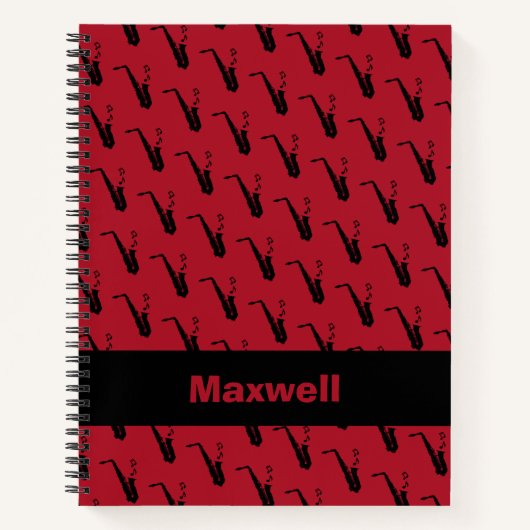 Carnet Saxophone (Devant)