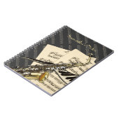 Carnet Saxophone et musique de piano (Côté gauche)