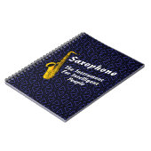 Carnet Saxophone intelligent (Côté gauche)