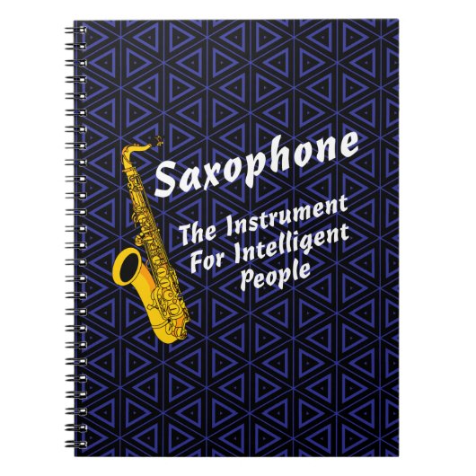 Carnet Saxophone intelligent (Devant)