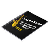 Carnet Saxophone intelligent (Côté gauche)