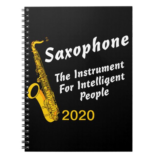 Carnet Saxophone intelligent (Devant)