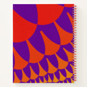 Carnet Scales rouges et orange (Dos)