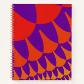 Carnet Scales rouges et orange (Devant)