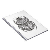Carnet Scarabée africain Zendoodle (Côté Droit)