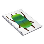 Carnet Scarabée bleu (Côté Droit)