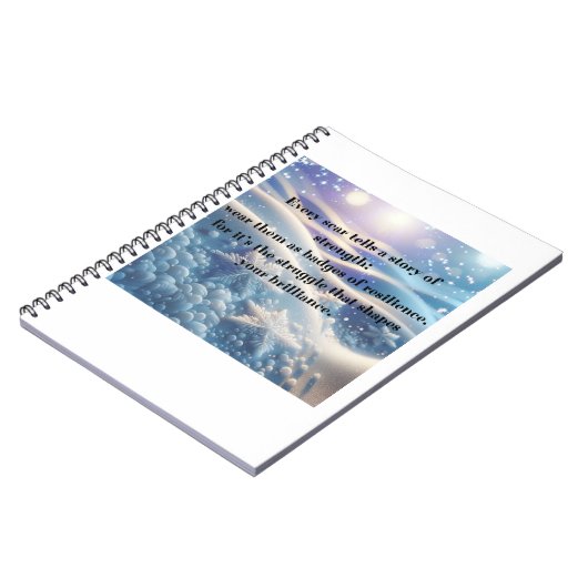 Carnet Scars Into Scars - Resilience Affirmation (Côté gauche)