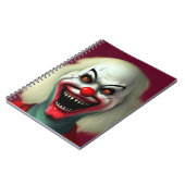 Carnet scary clown horror portrait de monstre halloween (Côté gauche)