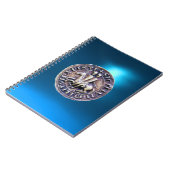 Carnet SCEAU DES CHEVALIERS MODÈLE bleu (Côté gauche)