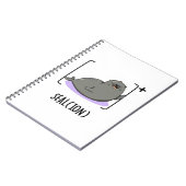 Carnet Sceau Ion Funny Mer Lion Pun (Côté gauche)