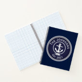 Carnet Sceau nautique Ancre (Intérieur)