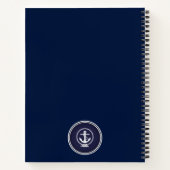 Carnet Sceau nautique Ancre (Dos)