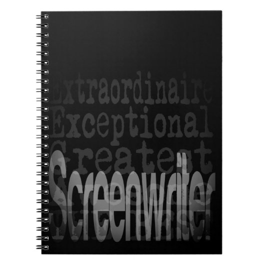 Carnet scénariste Extraordinaire (Devant)