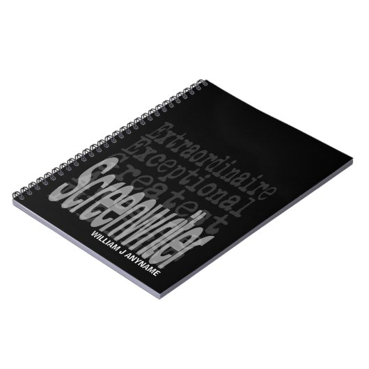 Carnet scénariste Extraordinaire CUSTOM (Côté gauche)