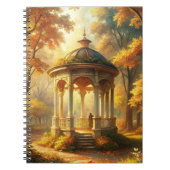 Carnet Scène Automne D'Automne Avec Gazebo (Devant)