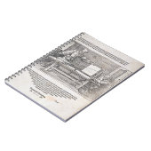 Carnet Scène cours de Durer du "de l'art du dessin", (Côté gauche)