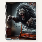 Carnet Scène d'attaque dramatique de gorille (Devant)