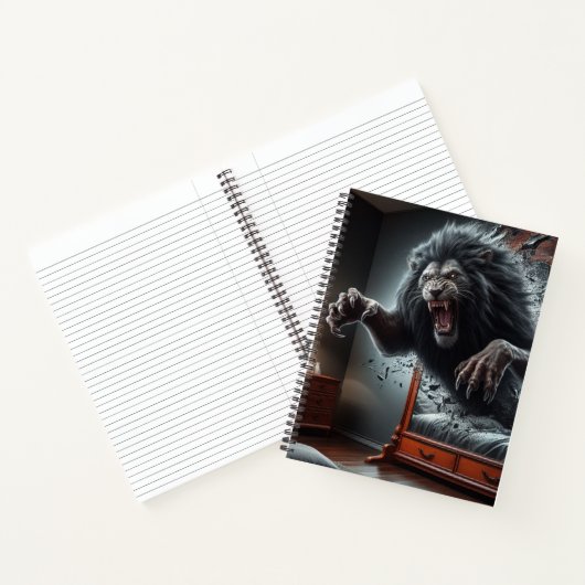 Carnet Scène d'attaque dramatique de gorille (Intérieur)