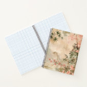 Carnet Scène de jardin de fleurs de cerisier (1) (Intérieur)