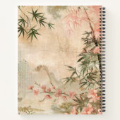 Carnet Scène de jardin de fleurs de cerisier (1) (Dos)