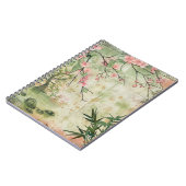 Carnet Scène de jardin de fleurs de cerisier (5) (Côté gauche)