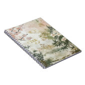 Carnet Scène de jardin de fleurs de cerisier (6) (Côté Droit)