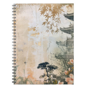 Carnet Scène de jardin de fleurs de cerisier (7)