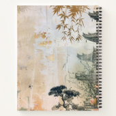 Carnet Scène de jardin de fleurs de cerisier (7) (Dos)
