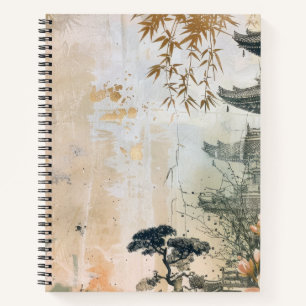 Carnet Scène de jardin de fleurs de cerisier (7)