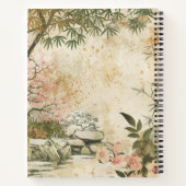 Carnet Scène de jardin de fleurs de cerisier (8) (Dos)