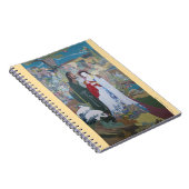 Carnet Scène de la Nativité avec animaux dans le jardin (Côté Droit)