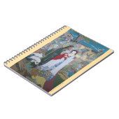 Carnet Scène de la Nativité avec animaux dans le jardin (Côté gauche)