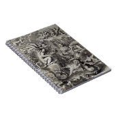Carnet Scène de l'enfer, illustration de partie Cha du (Côté Droit)