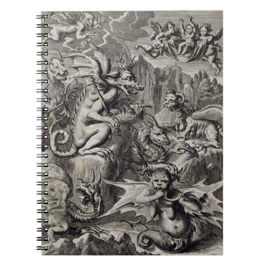 Carnet Scène de l'enfer, illustration de partie Cha du (Devant)