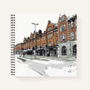 Carnet Scène de Londres Street