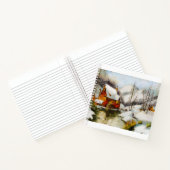 Carnet Scène de neige artistique (Intérieur)