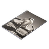 Carnet Scène de piste de l'avion vintage (Côté gauche)