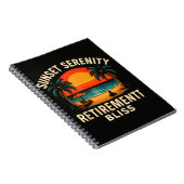 Carnet Scène de plage de retraite sérénité coucher de sol (Côté Droit)