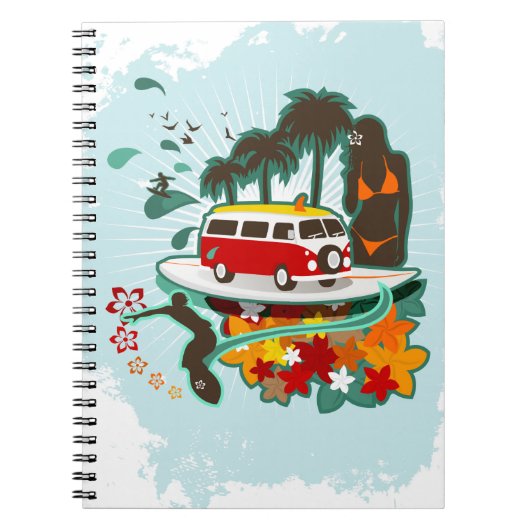Carnet Scène De Plage Tropicale (Devant)