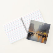 Carnet Scène de pluie du soir en ville (Intérieur)