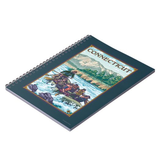 Carnet Scène de Rafting Connecticut River (Côté gauche)