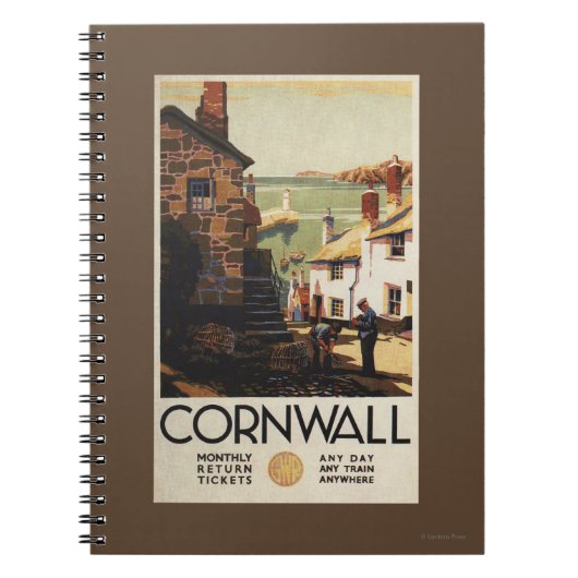 Carnet Scène de rue avec deux hommes en train de travaill (Devant)