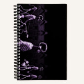 Carnet Scène de ville violette X-Ray Skeleton (Recto)