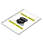 Carnet Scène du crime de police (Côté gauche)