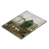 Carnet Scène du marché avant le palais de barrage, (Côté gauche)
