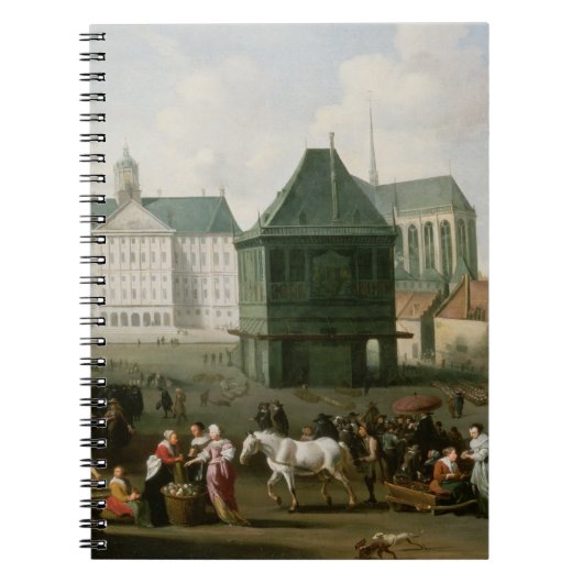 Carnet Scène du marché avant le palais de barrage, (Devant)